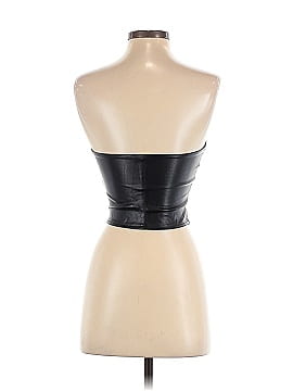 Zara Faux Leather Top (view 2)