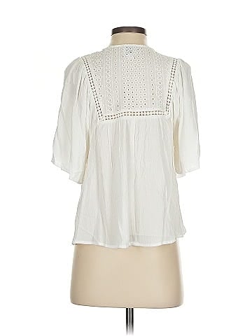 Blue Rain Short Sleeve Blouse (view 2)