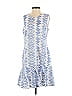 Sail to Sable 100% Cotton Argyle Blue Casual Dress Size XS - photo 1