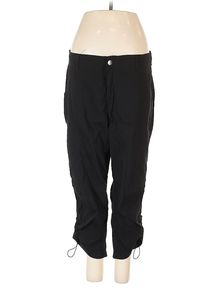 Khombu Solid Black Casual Pants Size L - photo 1