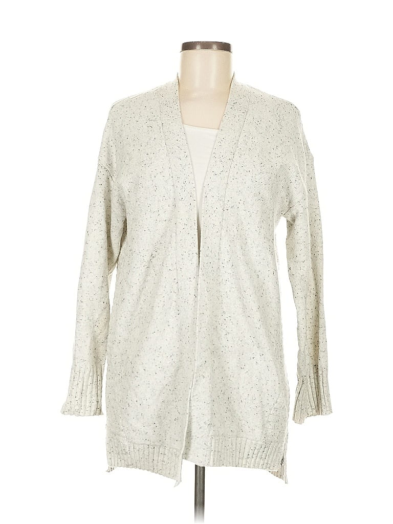 Pre-owned T By Talbots Cardigan Sweater In Silver