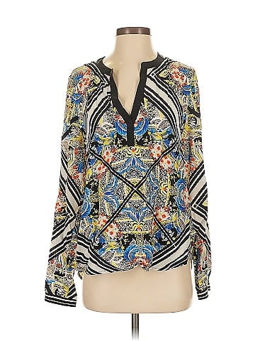 Twelfth Street by Cynthia Vincent Long Sleeve Silk Top (view 1)