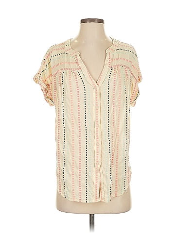Lou & Grey for LOFT Short Sleeve Blouse (view 1)