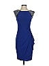 Xscape Blue Cocktail Dress Size 4 - photo 1