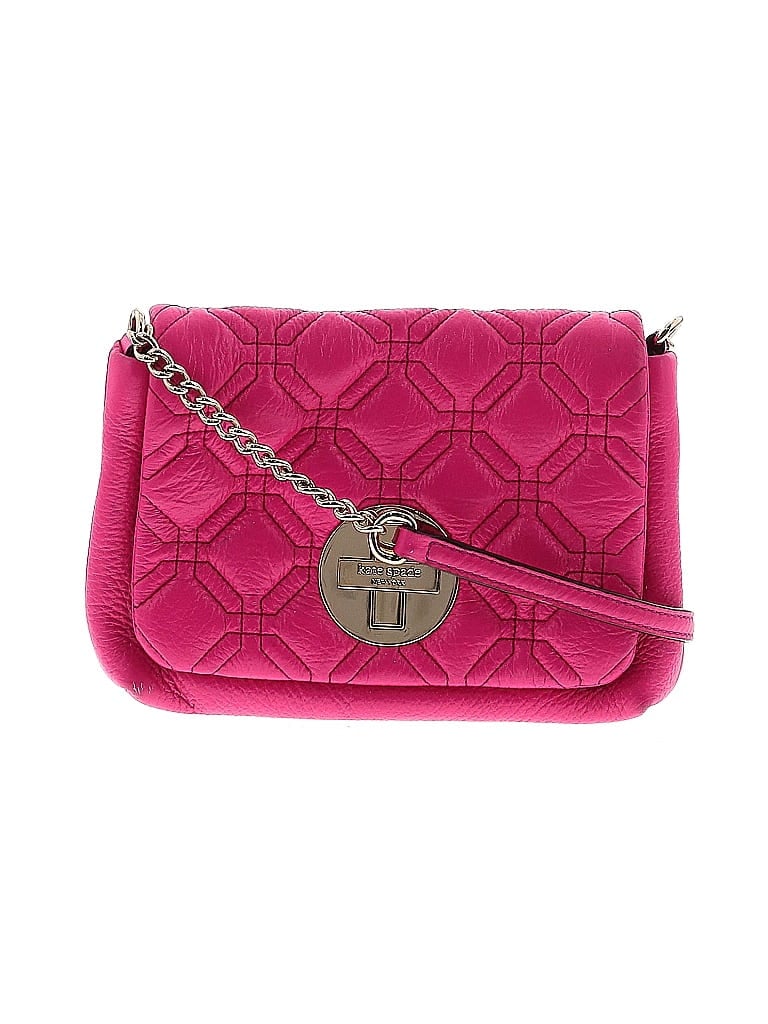 Kate Spade New York 100% Leather Pink Leather Crossbody Bag One size - photo 1