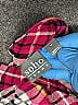 Soho JEANS NEW YORK & COMPANY 100% Rayon Plaid Pink Long Sleeve Blouse Size M - photo 7