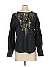 Tiny Black Long Sleeve Blouse Size S - photo 1