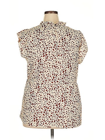 Angashion Short Sleeve Blouse (view 2)