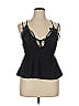 J for Justify Black Sleeveless Blouse Size XL - photo 1