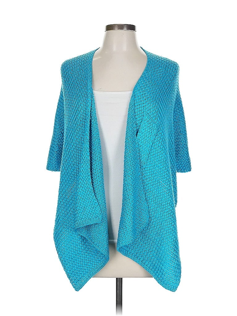 Pre-owned Chico's Cardigan Sweater In Blue