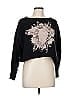 Denim & Supply Ralph Lauren 100% Cotton Graphic Black Sweatshirt Size M - photo 1