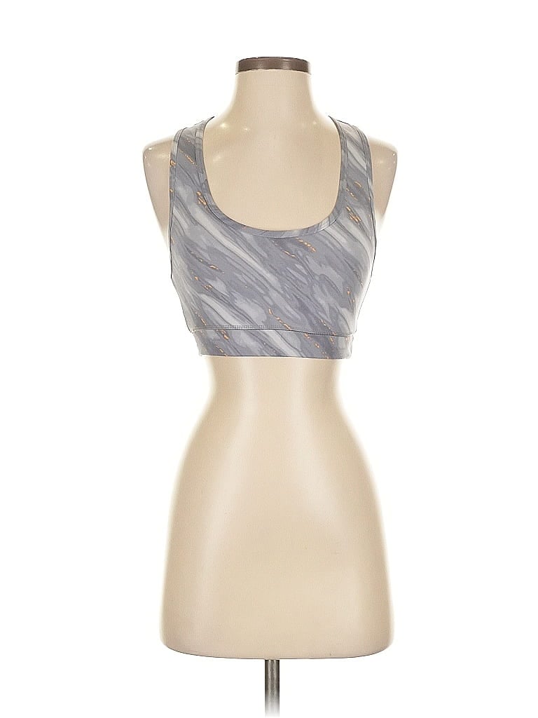 Click to view more detailed imagery on our partner's website Pre-owned Bcbgmaxazria Sleeveless Top Gray Halter Neckline Tops