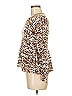 William Rast Animal Print Brown Long Sleeve Top Size XS - photo 5