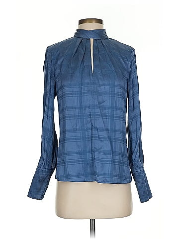 Rebecca Taylor Long Sleeve Silk Top (view 1)