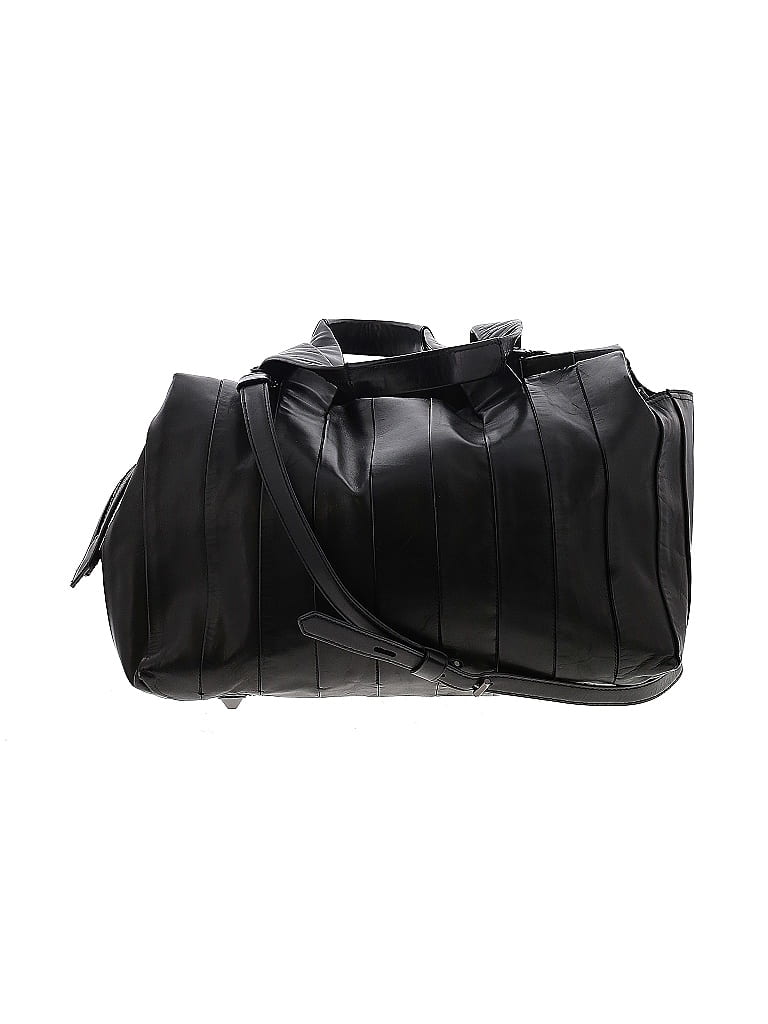 Reed Krakoff 100% Leather Solid Black Leather Weekender One size - photo 1