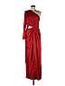 ML Monique Lhuillier 100% Polyester Red Cocktail Dress Size 8 - photo 1