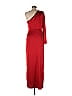 ML Monique Lhuillier 100% Polyester Red Cocktail Dress Size 8 - photo 2
