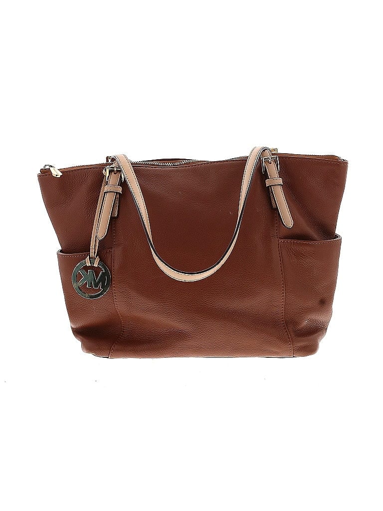MICHAEL Michael Kors 100% Leather Brown Leather Tote One size - photo 1