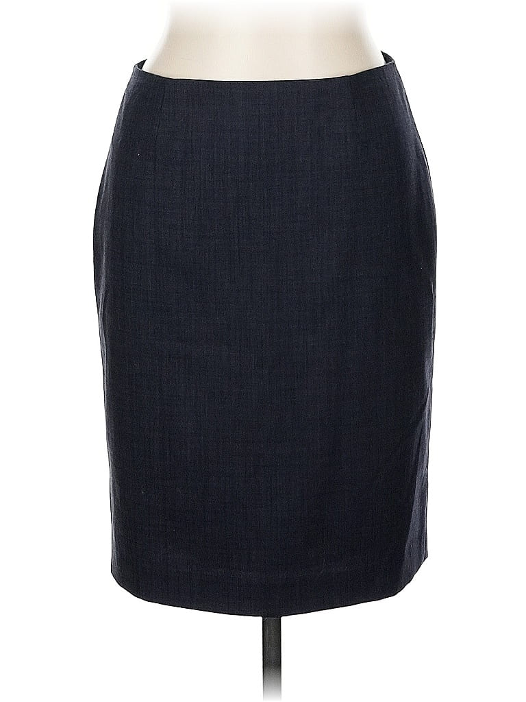 Pre-owned Elie Tahari Formal Skirt In Gray