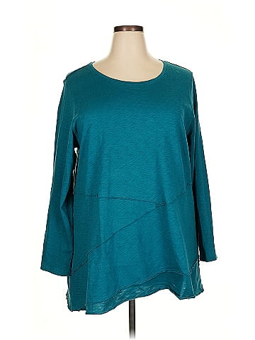 Soft Surroundings 3/4 Sleeve Top (view 1)