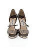 Jimmy Choo Metallic Silver Gold Metallic Leather Heels Size EU 37 1/2 - photo 2
