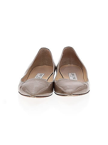 Jimmy Choo Patent Leather Glitter Flats (view 2)