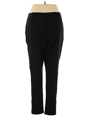 Chaps Faux Leather Pants (view 2)