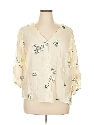Zac & Rachel 3/4 Sleeve Blouse (view 1)