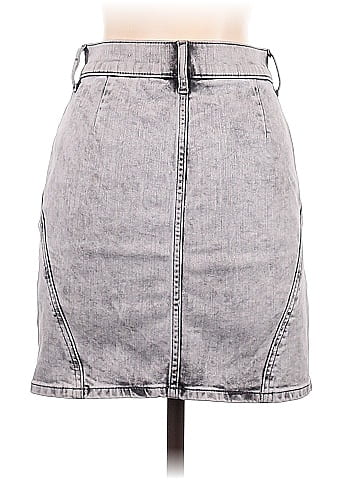 Express Denim Skirt (view 2)
