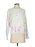 Saylor 100% Cotton Ivory Sweatshirt Size S - photo 1