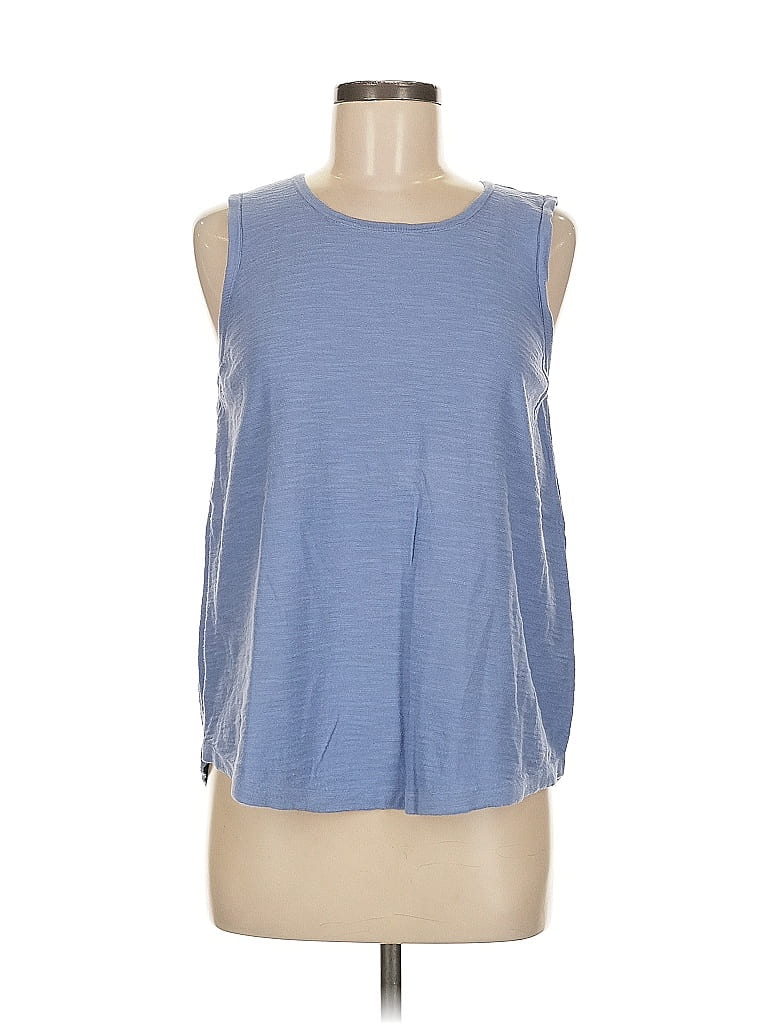 Top Manches Courtes Ann Taylor LOFT Gris Simili Cuir - Taille S - Occasion Très Bon État