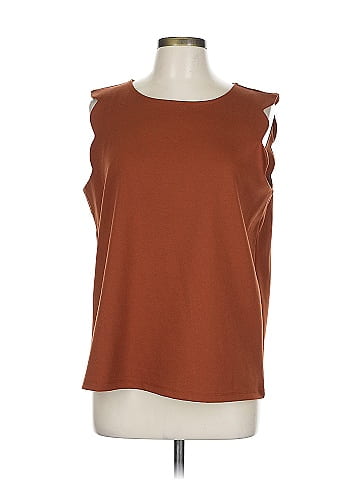 Ann Taylor Factory Sleeveless T-Shirt (view 1)