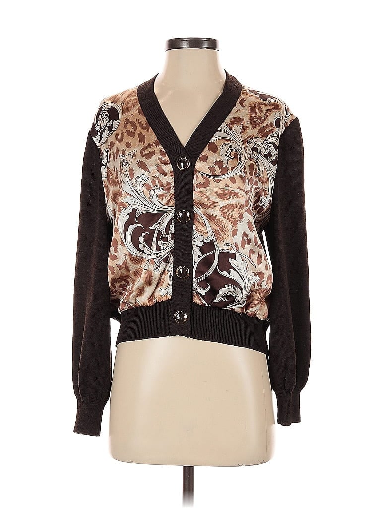 Click to view more detailed imagery on our partner's website Pre-owned St John Cardigan Sweater In Brown