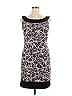 Connected Apparel Graphic Black Cocktail Dress Size 14 - photo 1