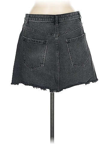 We the Free Denim Skirt (view 2)