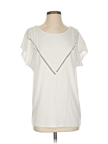 Blanc Noir Short Sleeve Blouse (view 1)