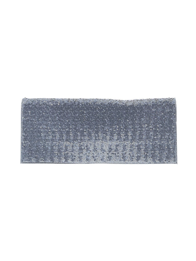 Banana Republic 100% Polyester Silver Gray Clutch One size - photo 1
