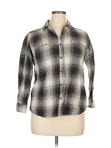 Wolverine 3/4 Sleeve Button-Down Shirt (view 1)