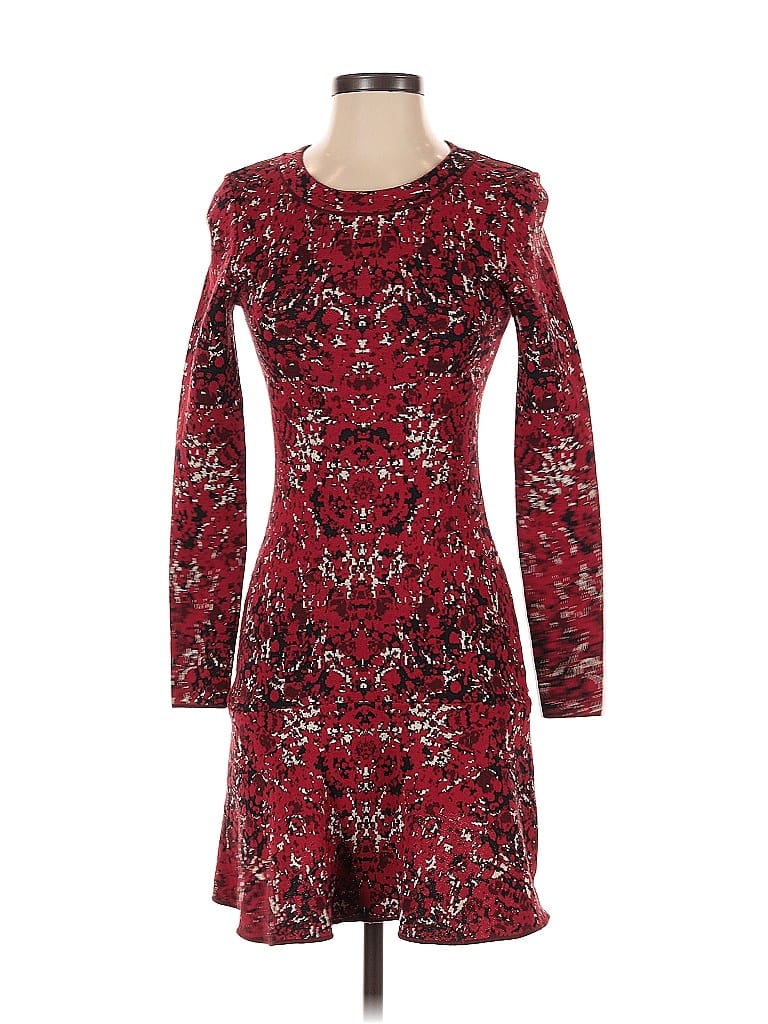 M Missoni Paisley Burgundy Red Cocktail Dress Size EU (IT) 38 / US 2 - photo 1