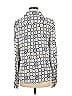 Etcetera 100% Viscose Print Silver Long Sleeve Blouse Size 8 - photo 2