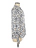 Etcetera 100% Viscose Print Silver Long Sleeve Blouse Size 8 - photo 4