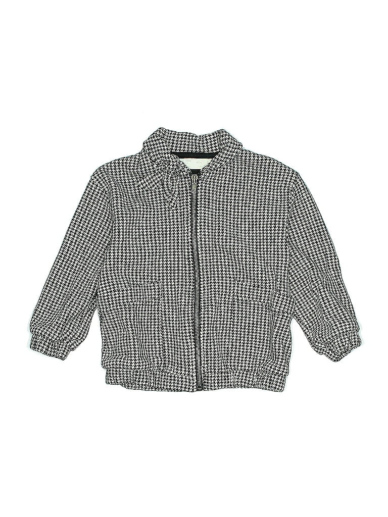 Zara Kids Checkered-gingham Gray Jacket Size 5 (big kids) - photo 1