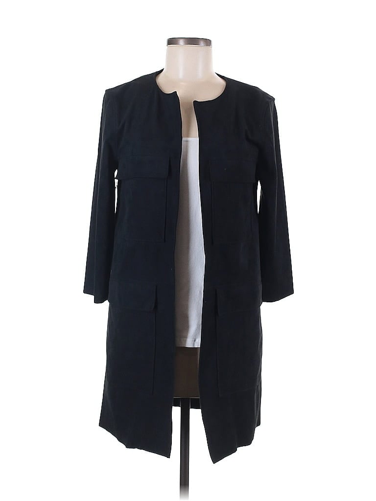 Pre-owned H&m Coat In Black