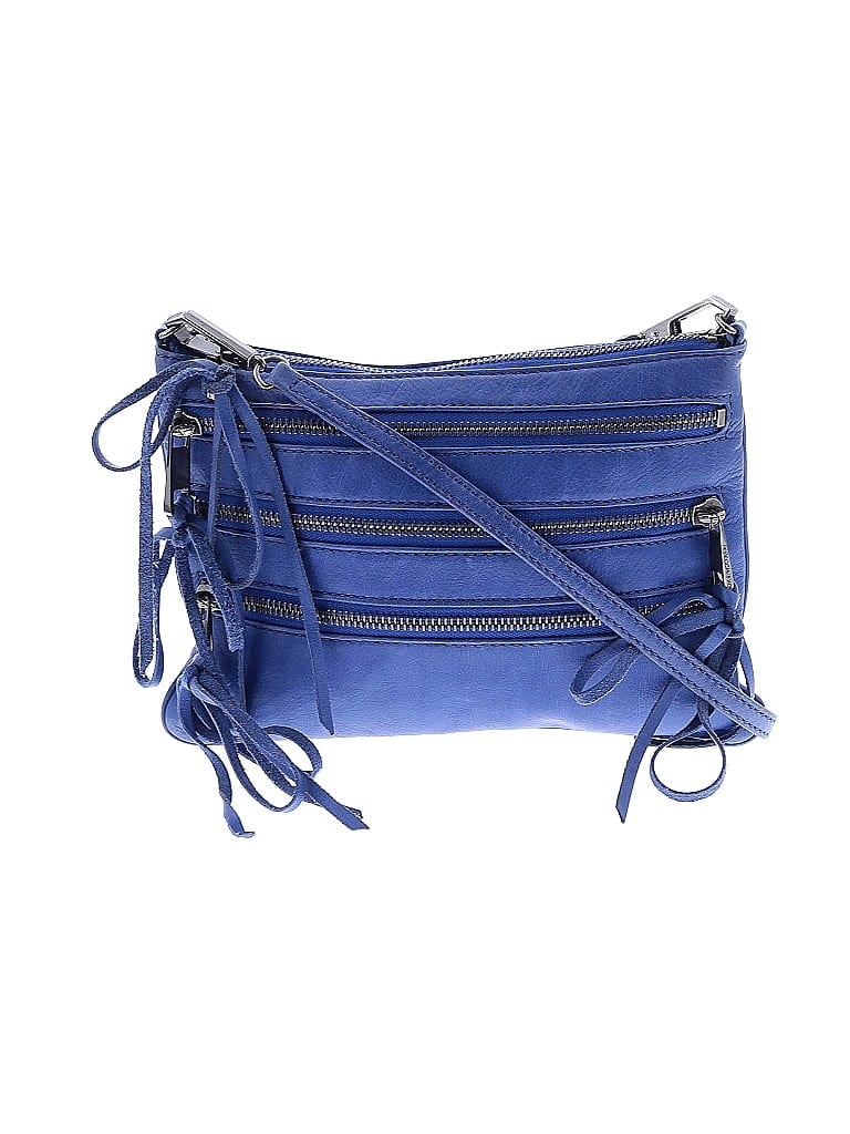 Rebecca Minkoff 100% Leather Blue Leather Crossbody Bag One size - photo 1