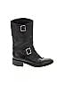 Chanel 100% Leather Black Motorcycle Boots Size EU 36 1/2 - photo 1