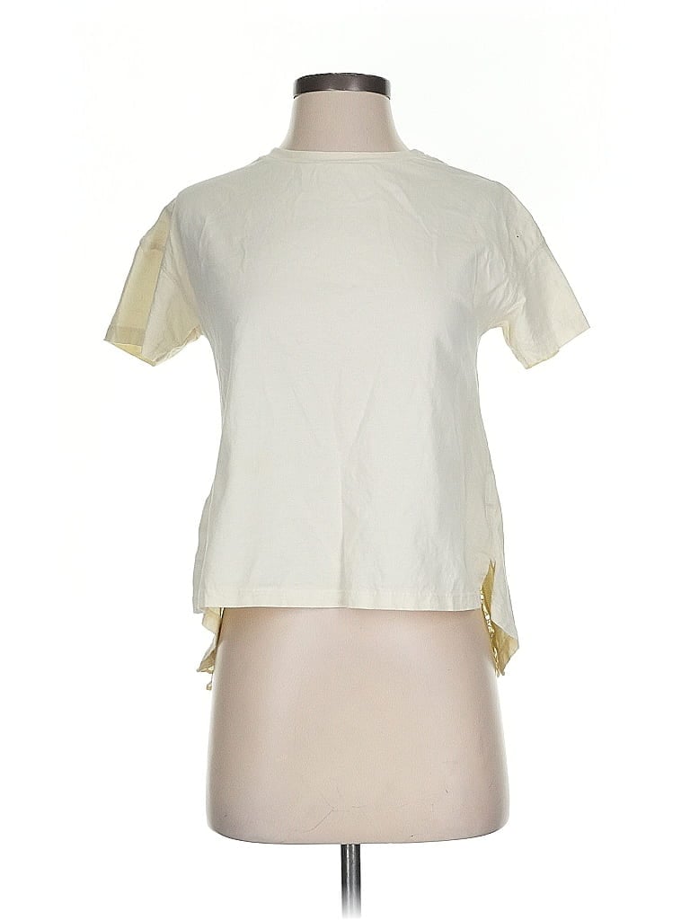 Tiny 100% Cotton Ivory Short Sleeve Top Size XS - photo 1