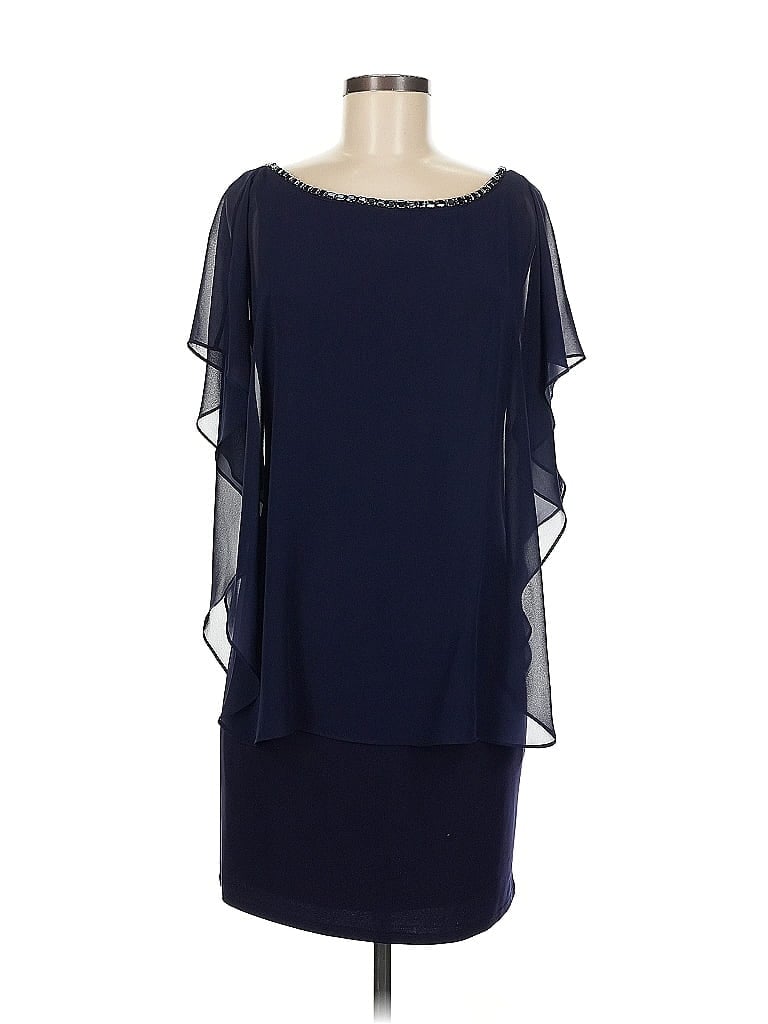 Pre-owned Laundry By Shelli Segal Cocktail Dress In Blue