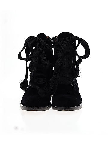 Chloé Velvet Harper Combat Boots (view 2)