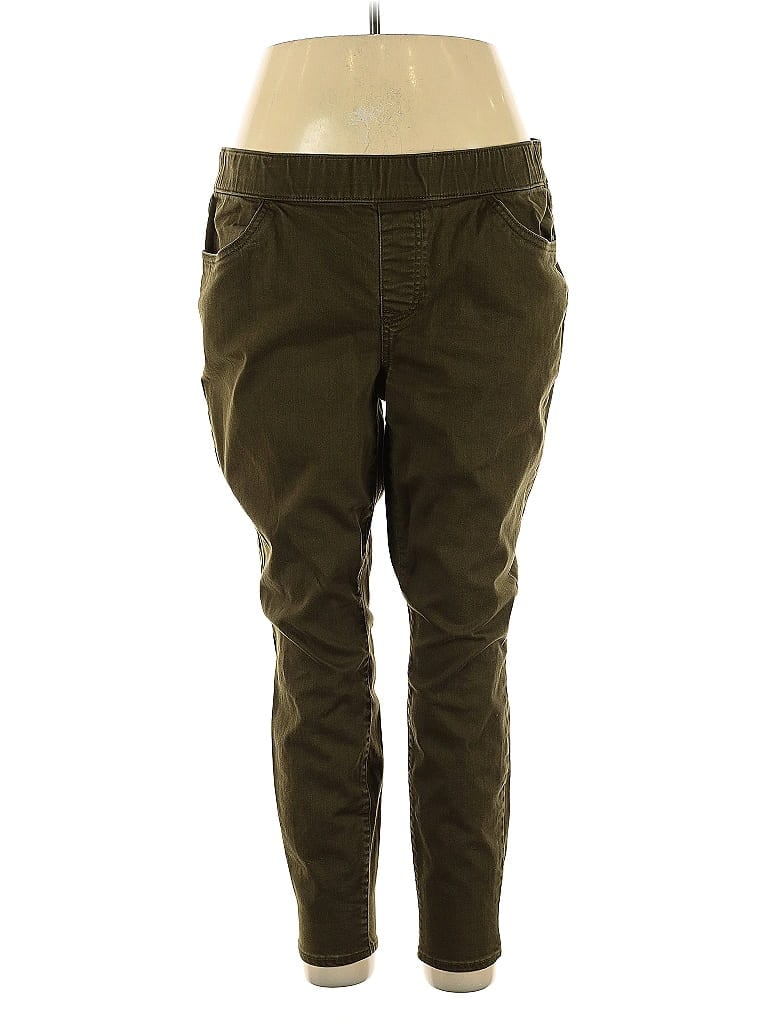 Pre-owned Evri Casual Pants In Green