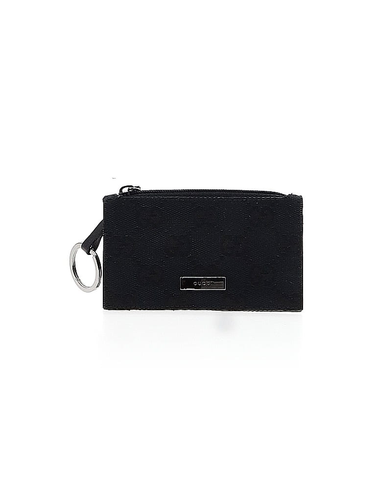Gucci Black Blue GG Supreme Coin Purse and Card Holder  One size - photo 1